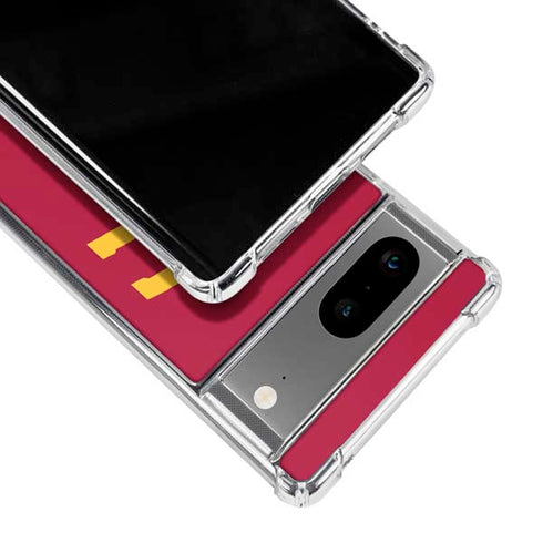 University of Southern California USC Trojan Logo Google Pixel 7a Clear Case